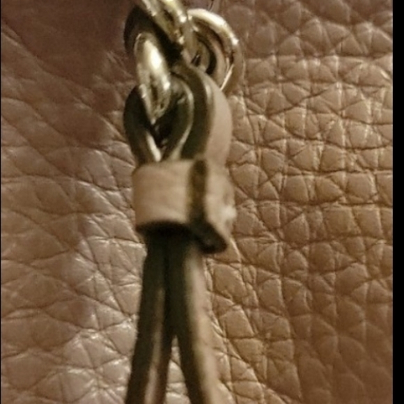 Coach Pebbled Leather Handbag - Picture 5 of 8